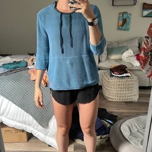 Knit beach hoodie